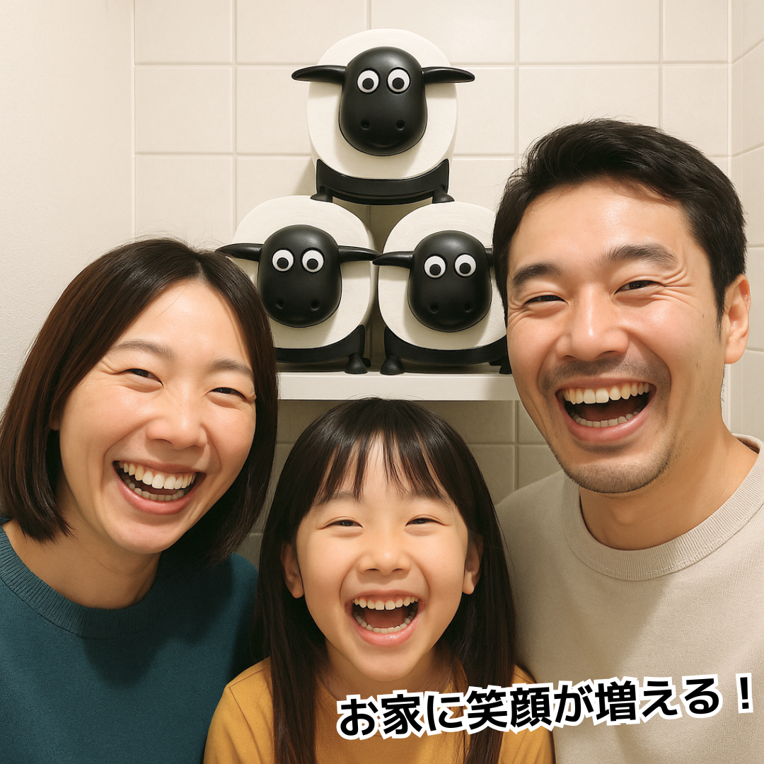 🐑 羊ちゃんペーパーホルダー3個セット｜残りわずか！