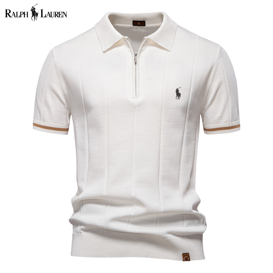 Klassisches Strick-Poloshirt
