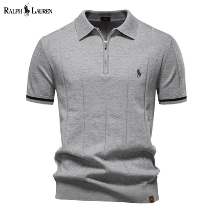 Klassisches Strick-Poloshirt