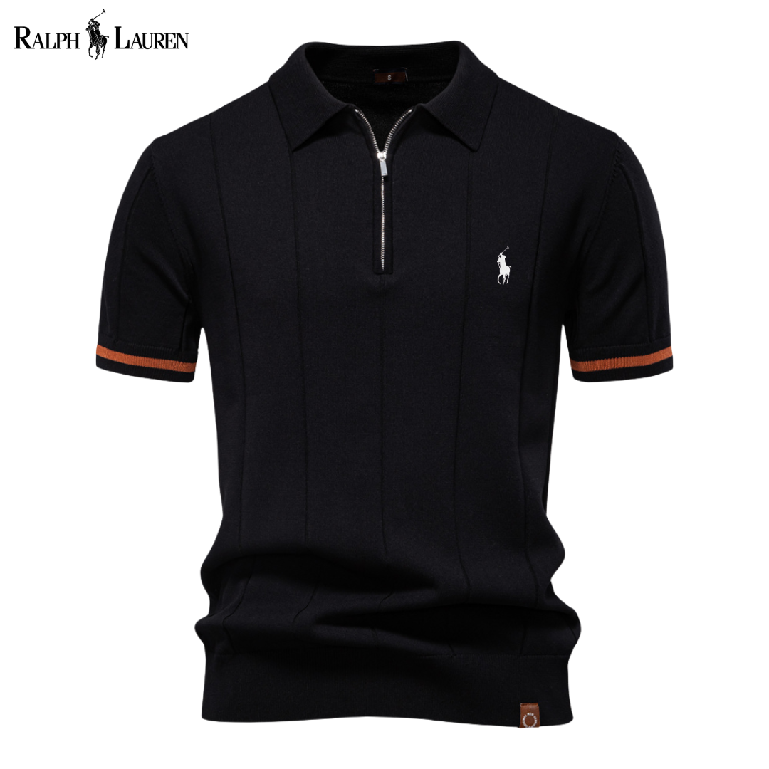 Klassisches Strick-Poloshirt