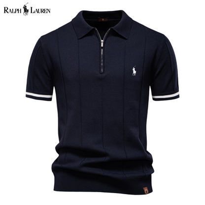 Klassisches Strick-Poloshirt
