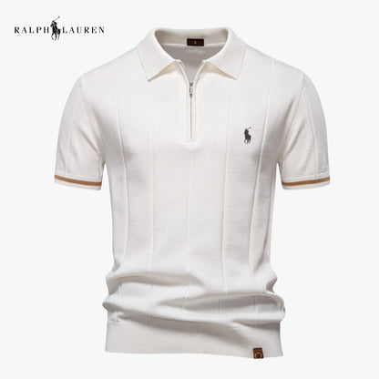 Klassisches Strick-Poloshirt
