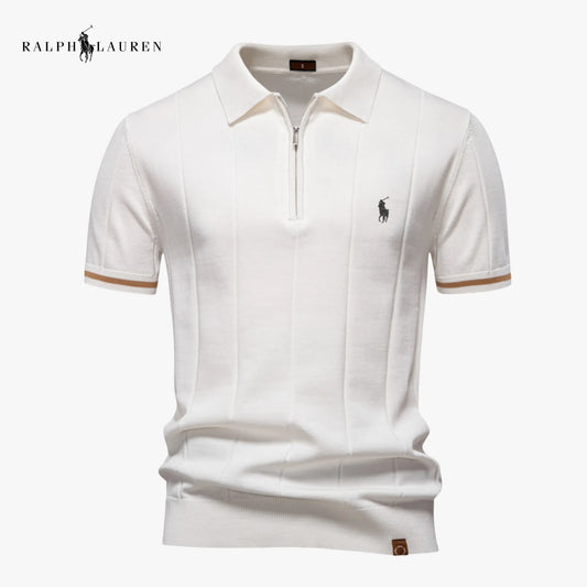 Klassisches Strick-Poloshirt